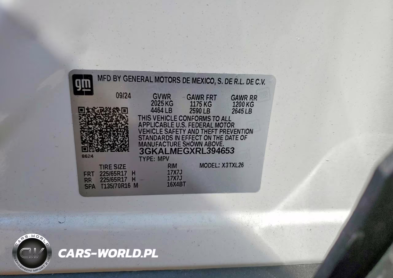 2024 GMC Terrain Sle VIN:3GKALMEGXRL394653 - 13