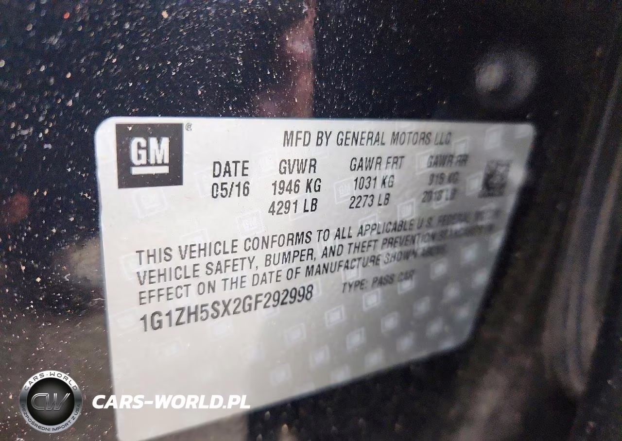 2016 Chevrolet Malibu Premier VIN:1G1ZH5SX2GF292998 - 12
