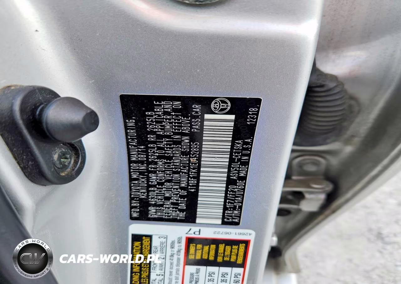 2014 Toyota Camry Se VIN:4T1BF1FK1EU452895 - 12