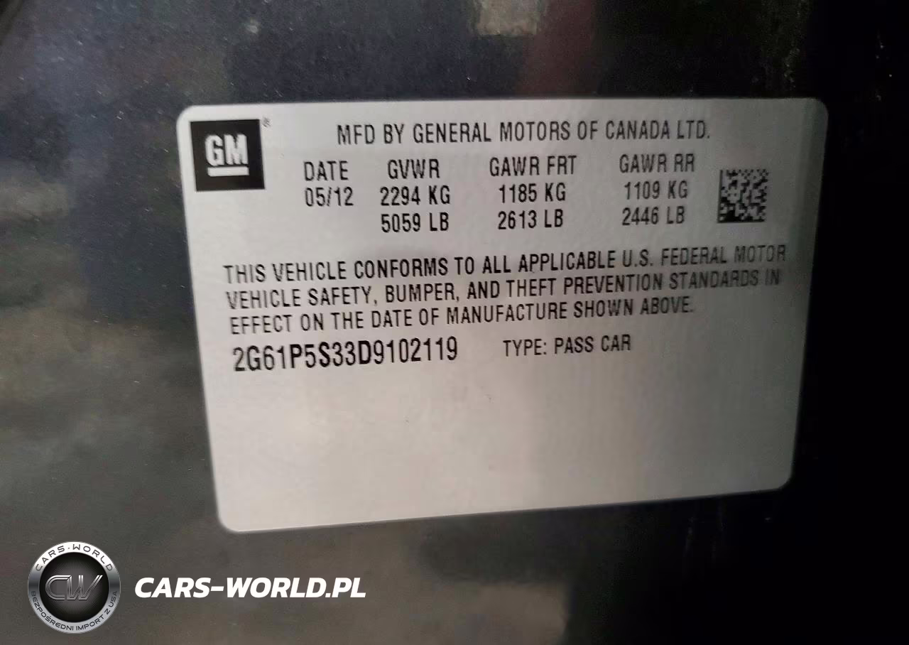 2013 Cadillac Xts Luxury Collection VIN:2G61P5S33D9102119 - 12