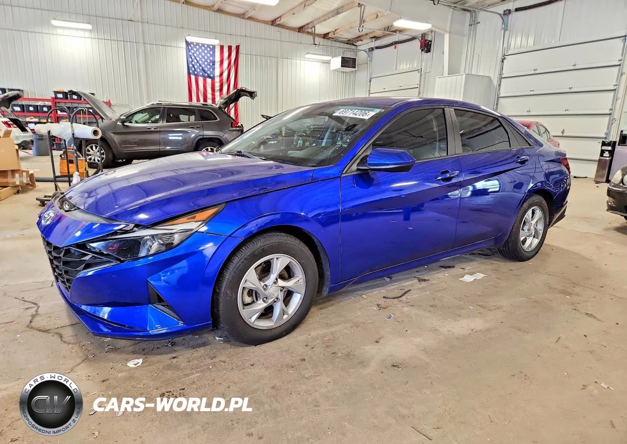 2021 Hyundai Elantra Se VIN:KMHLL4AG8MU110411 - 1
