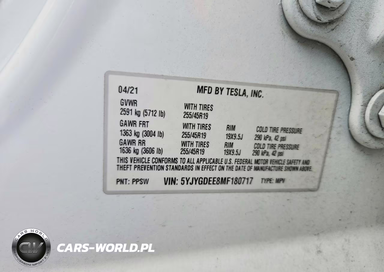 2021 Tesla Model Y VIN:5YJYGDEE8MF180717 - 12