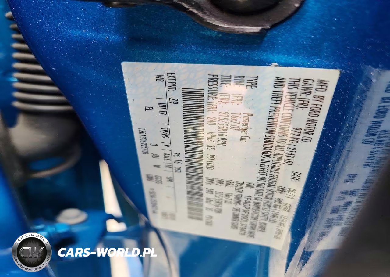 2013 Ford Focus Se VIN:1FADP3F20DL378479 - 13