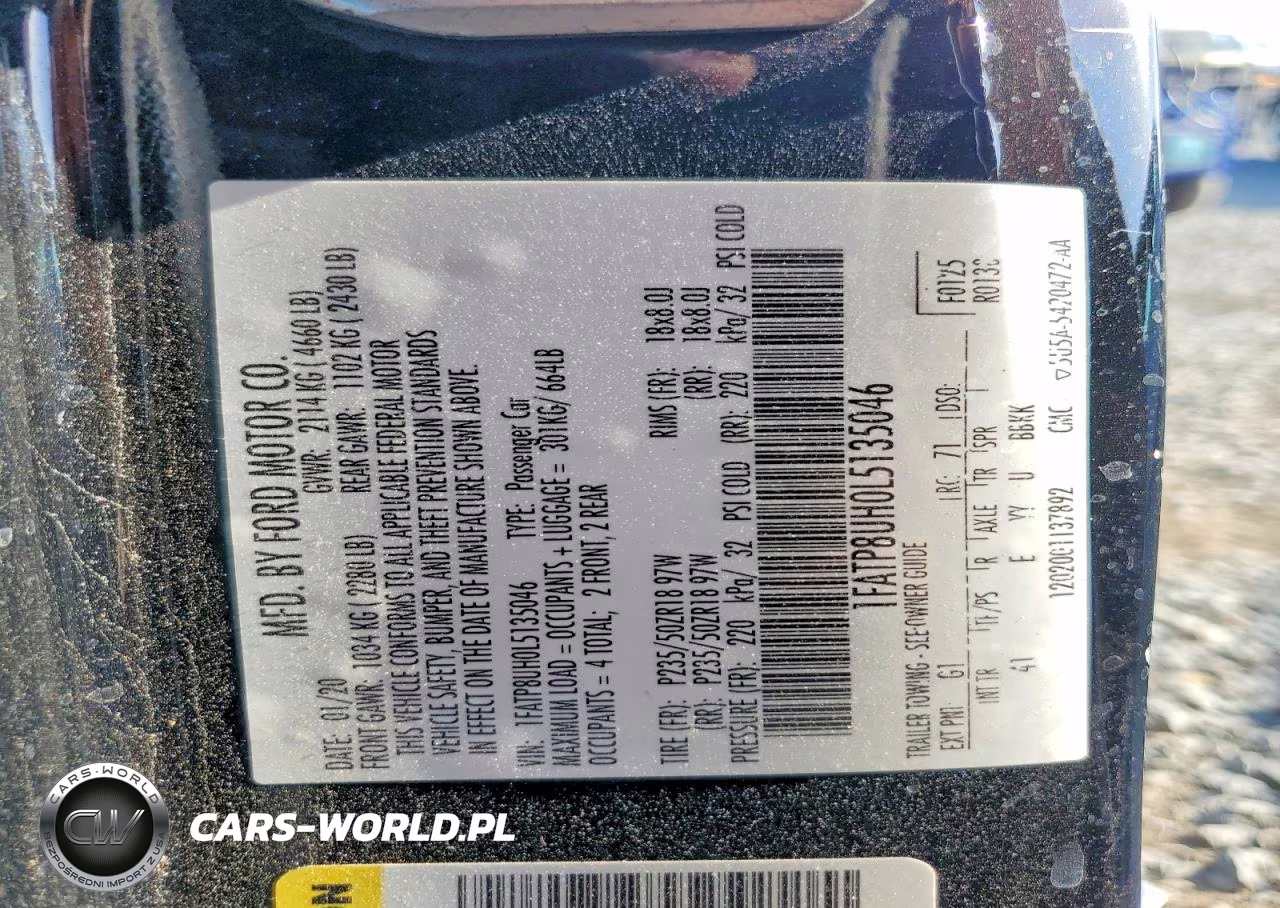 2020 Ford Mustang VIN:1FATP8UH0L5135046 - 12