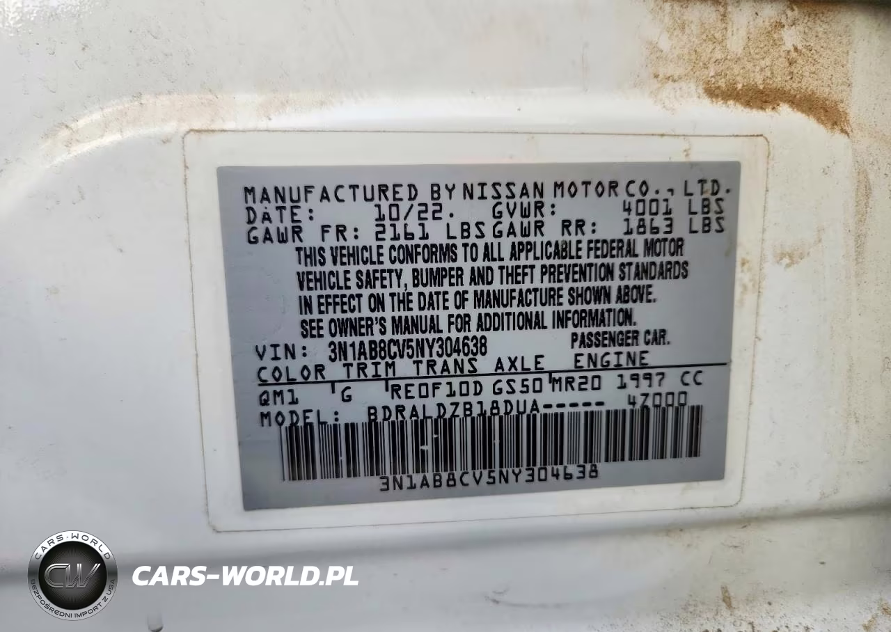 2022 Nissan Sentra Sv VIN:3N1AB8CV5NY304638 - 12