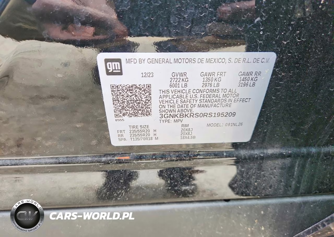 2024 Chevrolet Blazer Rs VIN:3GNKBKRS0RS195209 - 13