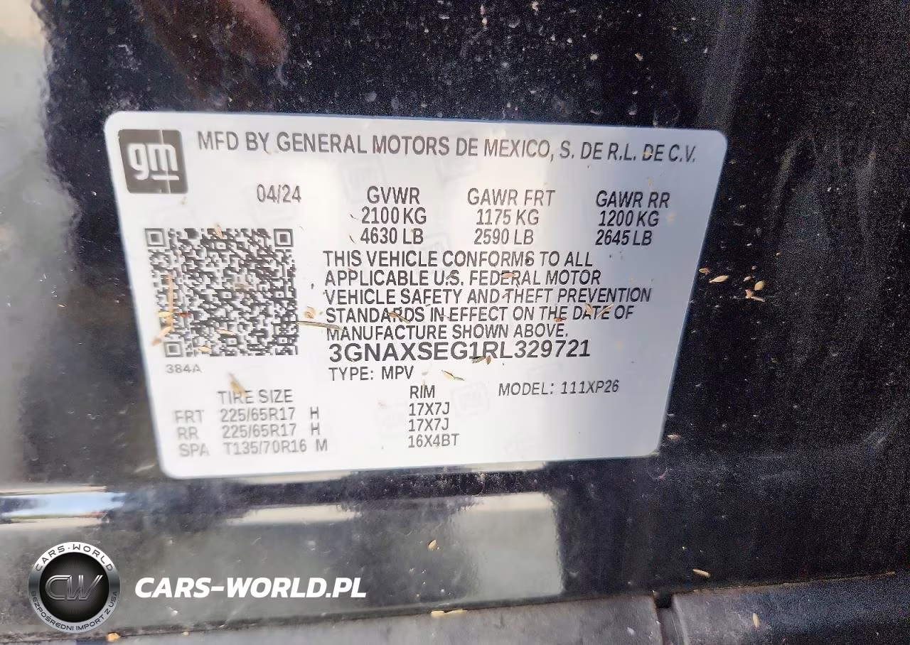 2024 Chevrolet Equinox Ls VIN:3GNAXSEG1RL329721 - 13