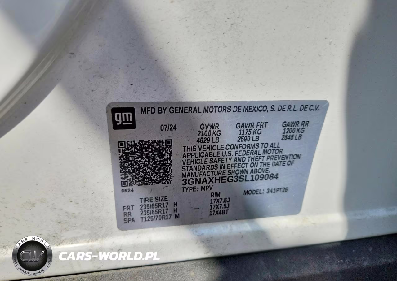 2025 Chevrolet Equinox Lt VIN:3GNAXHEG3SL109084 - 13