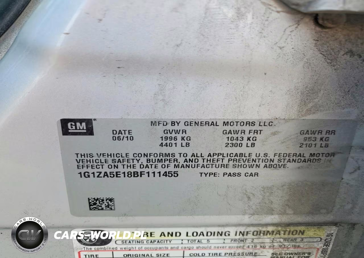 2011 Chevrolet Malibu Ls VIN:1G1ZA5E18BF111455 - 13