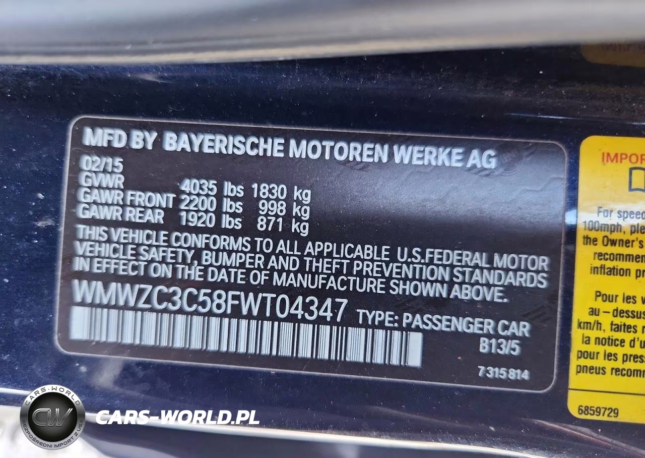 2015 Mini Cooper S Countryman VIN:WMWZC3C58FWT04347 - 12