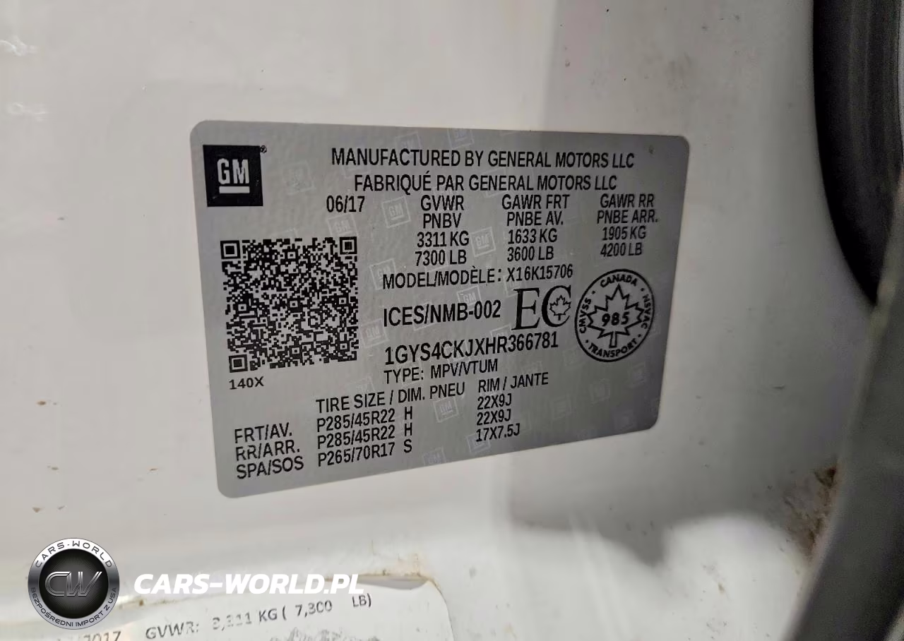 2017 Cadillac Escalade VIN:1GYS4CKJXHR366781 - 13
