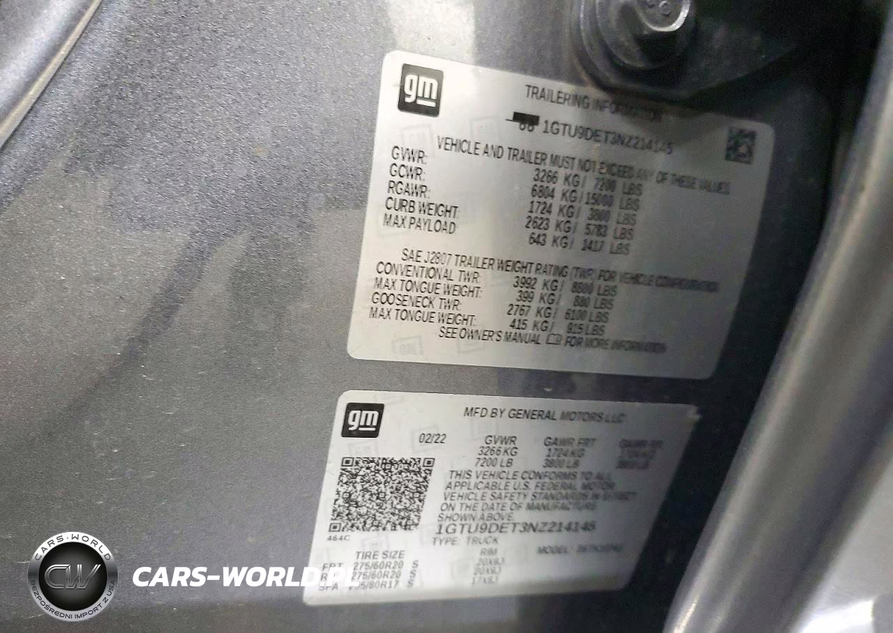 2022 GMC Sierra Limited K1500 Slt VIN:1GTU9DET3NZ214145 - 12