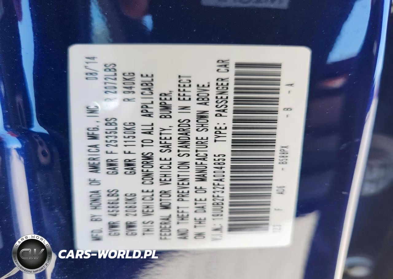 2015 Acura Tlx VIN:19UUB2F32FA004855 - 12