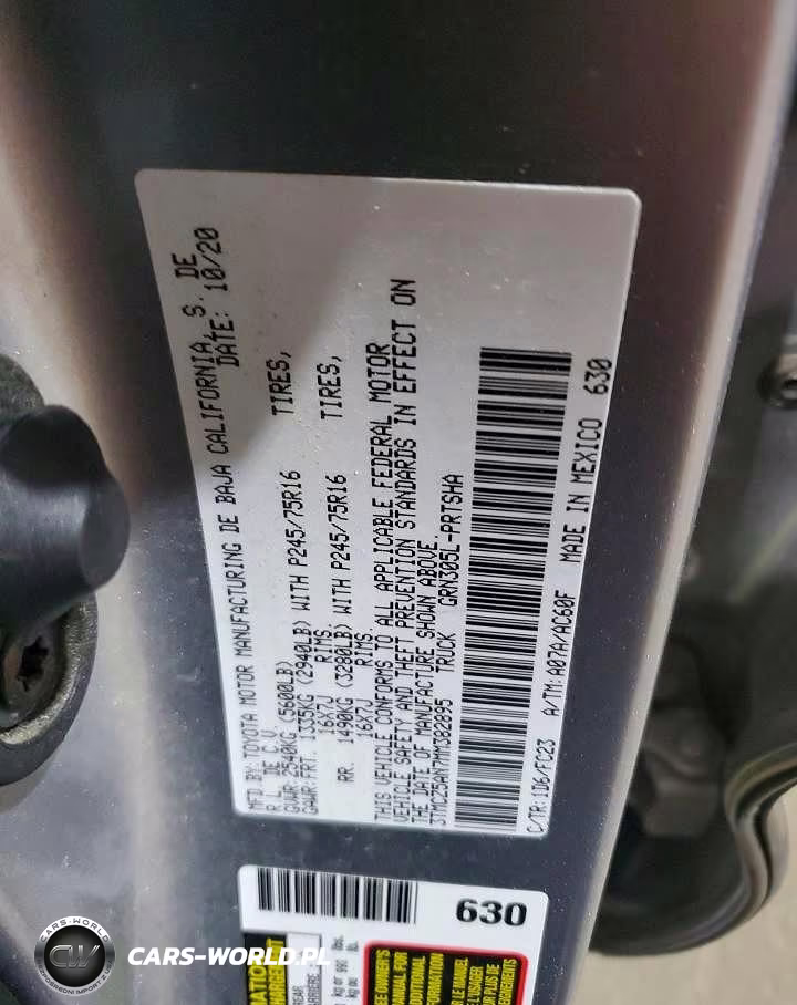 2021 Toyota Tacoma Sr5 V6 VIN:3TMCZ5AN7MM382895 - 12