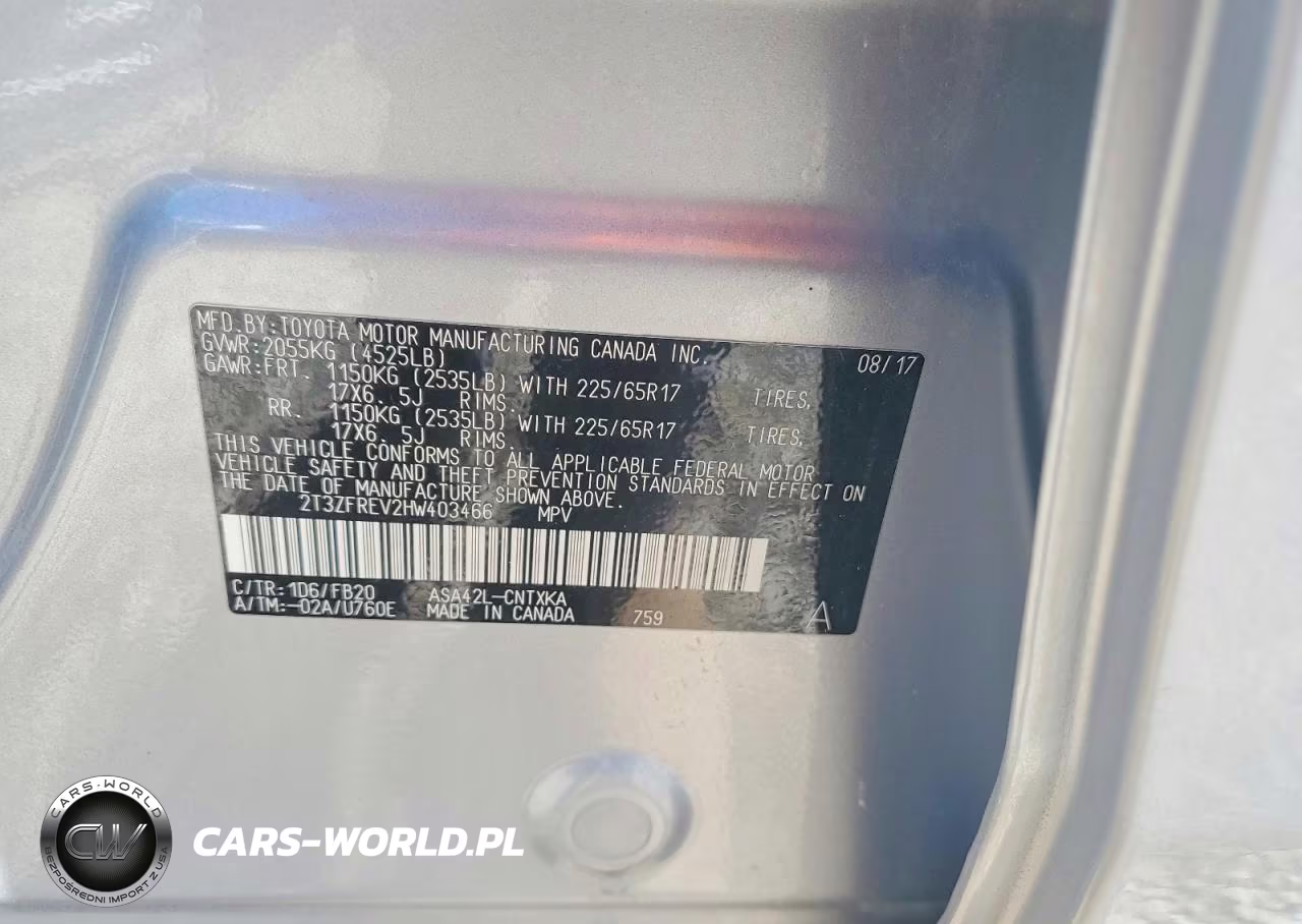 2017 Toyota Rav4 Le VIN:2T3ZFREV2HW403466 - 13