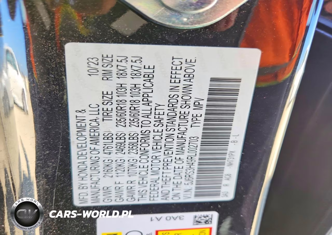2024 Honda Cr-V Ex VIN:5J6RS3H49RL002703 - 13