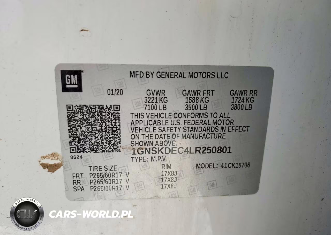 2020 Chevrolet Tahoe Police VIN:1GNSKDEC4LR250801 - 13