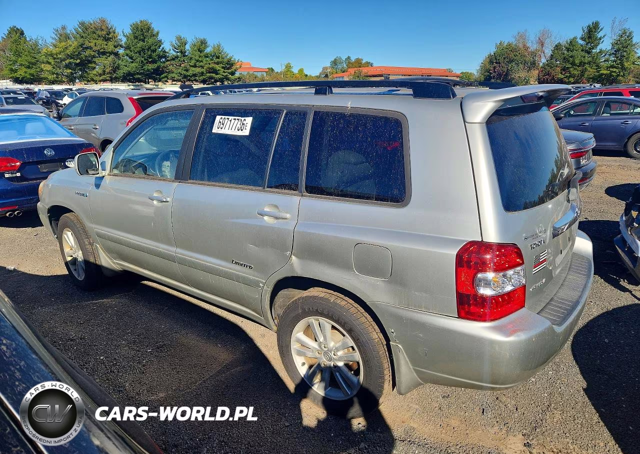 2007 Toyota Highlander Hybrid VIN:JTEEW21A670043383 - 2
