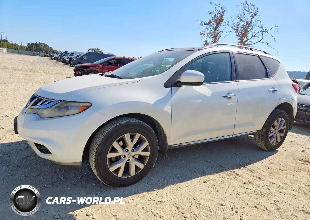 2014 Nissan Murano Sl VIN:JN8AZ1MU4EW419278 - 1