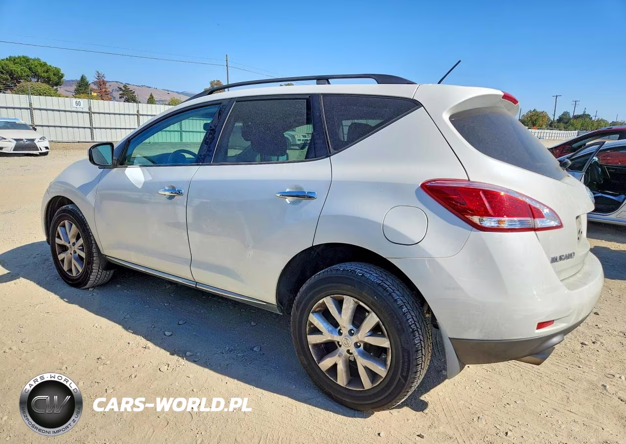 2014 Nissan Murano Sl VIN:JN8AZ1MU4EW419278 - 2