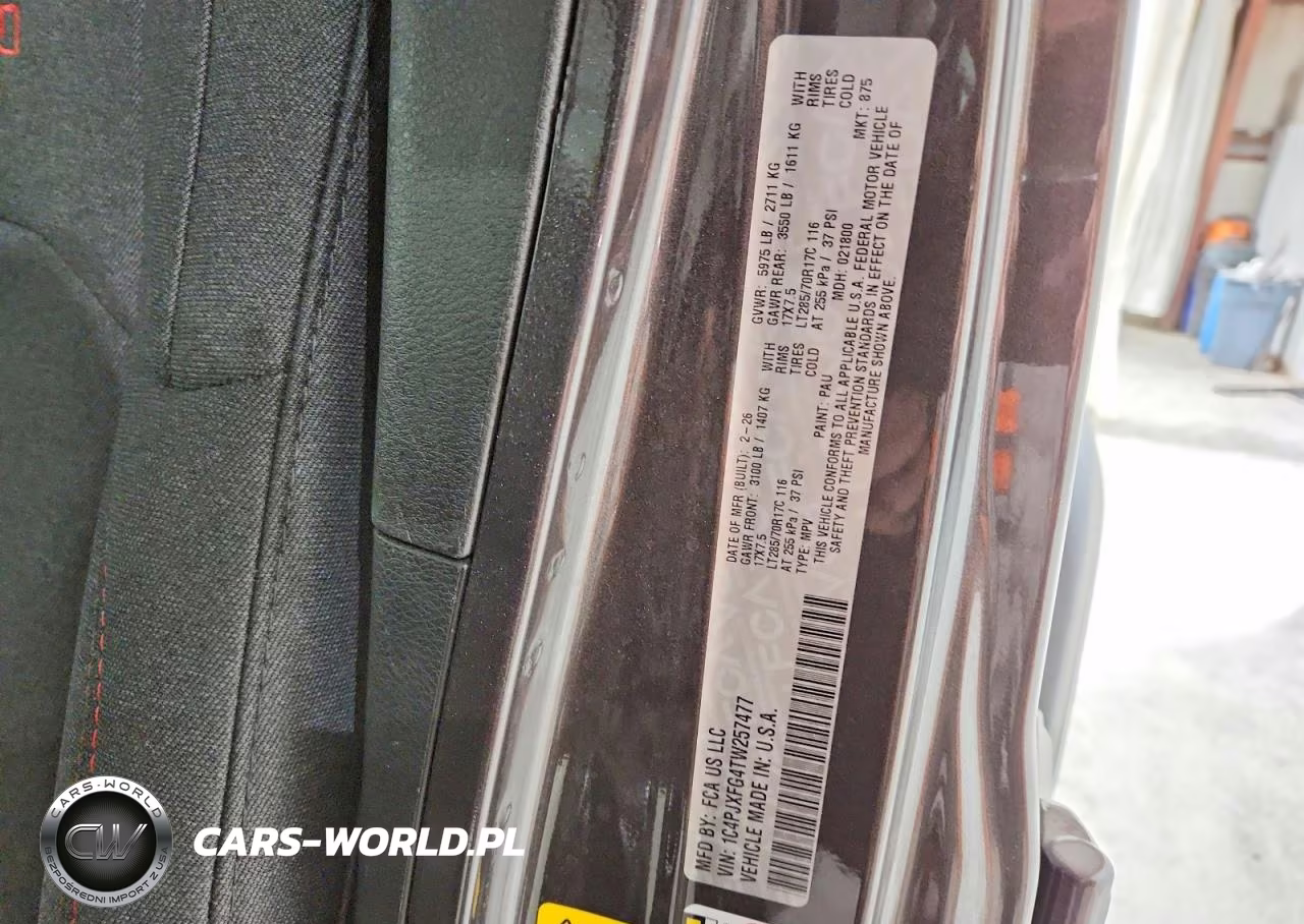 2026 Jeep Wrangler Rubicon VIN:1C4PJXFG4TW257477 - 13