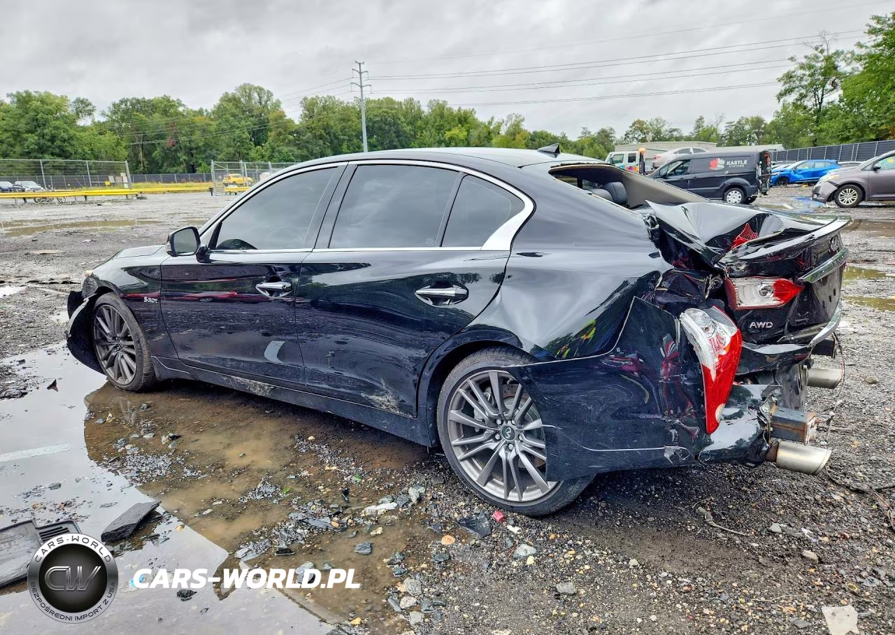 2016 Infiniti Q50 Red Sport 400 VIN:JN1FV7AR0GM452098 - 2