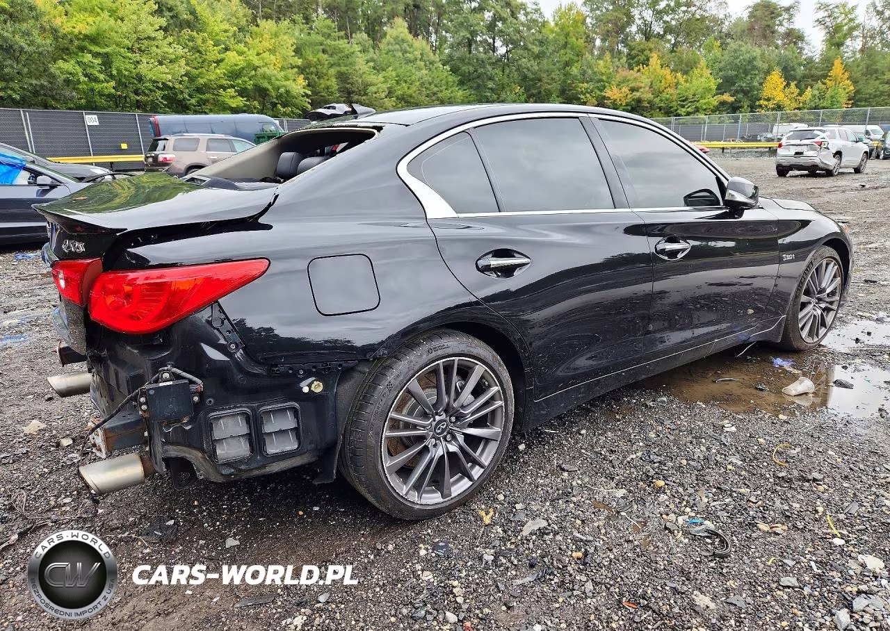 2016 Infiniti Q50 Red Sport 400 VIN:JN1FV7AR0GM452098 - 3