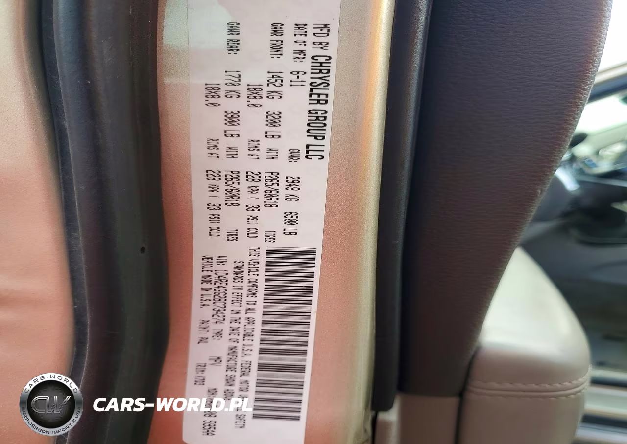 2011 Dodge Durango Crew VIN:1D4RE4GG2BC734274 - 13