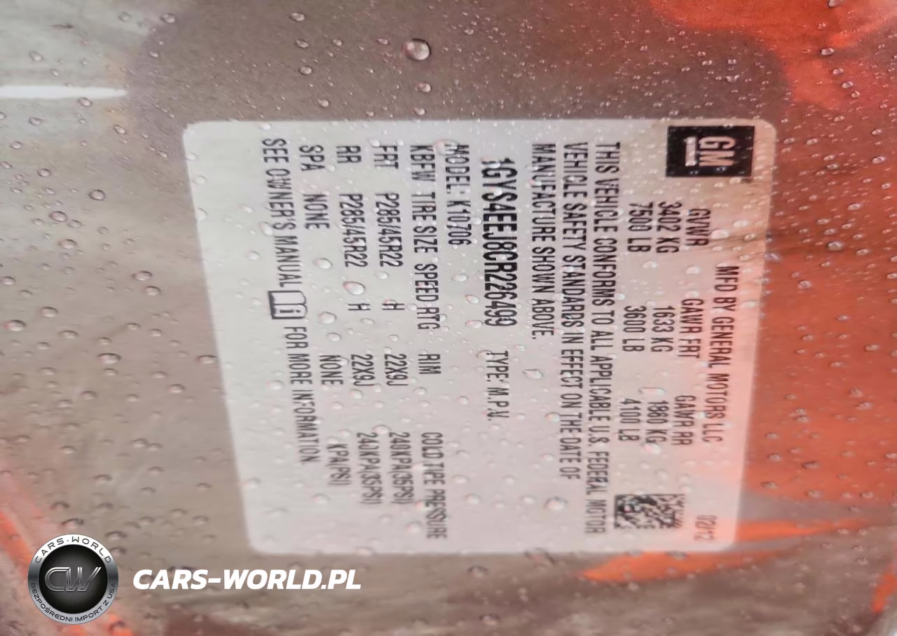 2012 Cadillac Escalade Hybrid VIN:1GYS4EEJ8CR226499 - 13