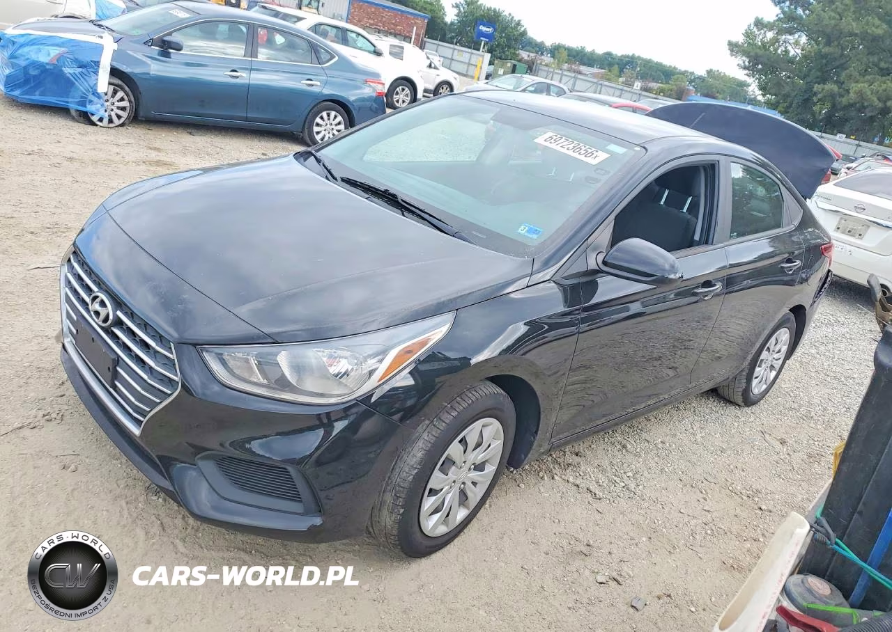 2022 Hyundai Accent Se VIN:3KPC24A65NE179605 - 1