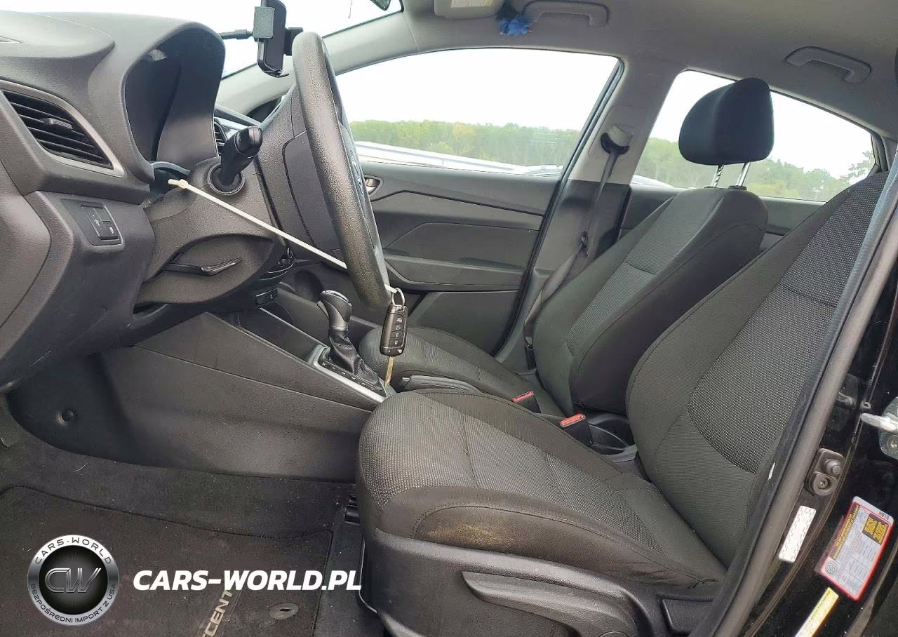 2022 Hyundai Accent Se VIN:3KPC24A65NE179605 - 7