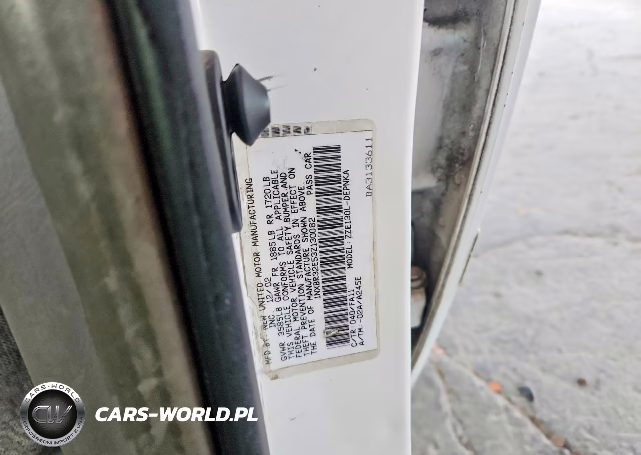 2003 Toyota Corolla Le VIN:1NXBR32E53Z130082 - 12