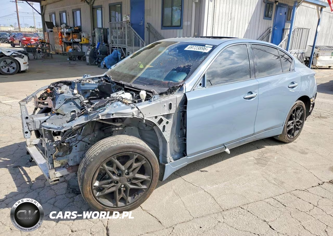 2021 Infiniti Q50 Red Sport 400 VIN:JN1FV7DR7MM880600 - 1
