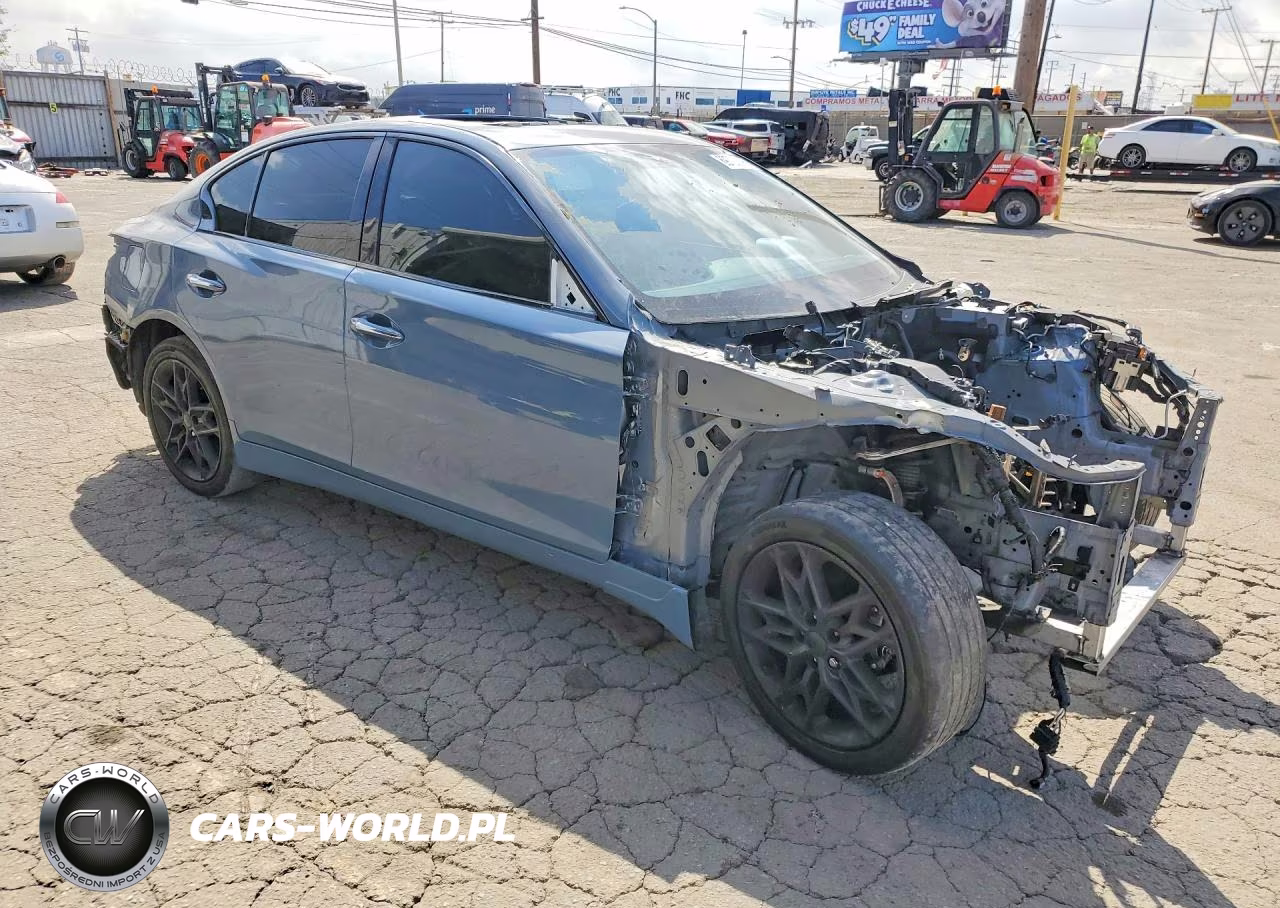 2021 Infiniti Q50 Red Sport 400 VIN:JN1FV7DR7MM880600 - 4