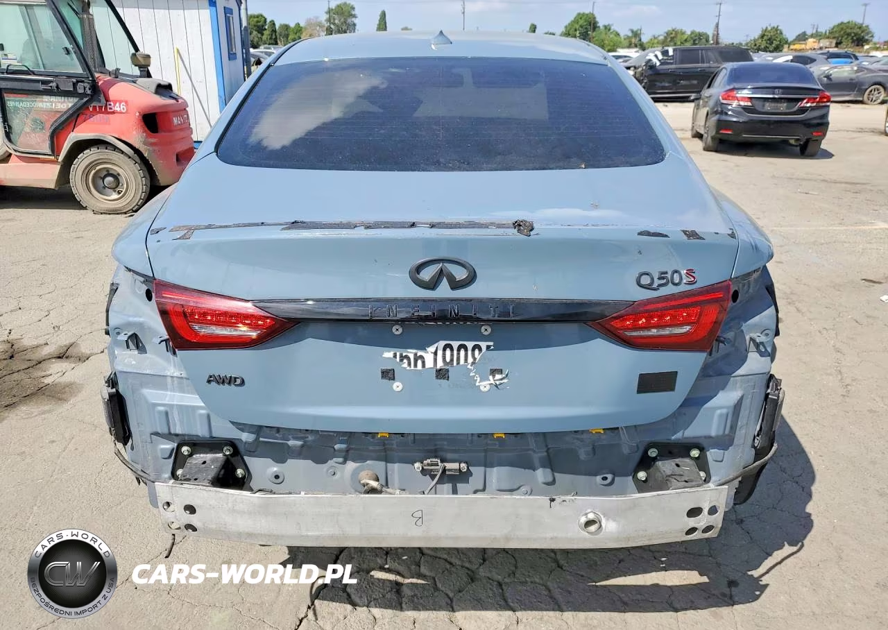 2021 Infiniti Q50 Red Sport 400 VIN:JN1FV7DR7MM880600 - 6