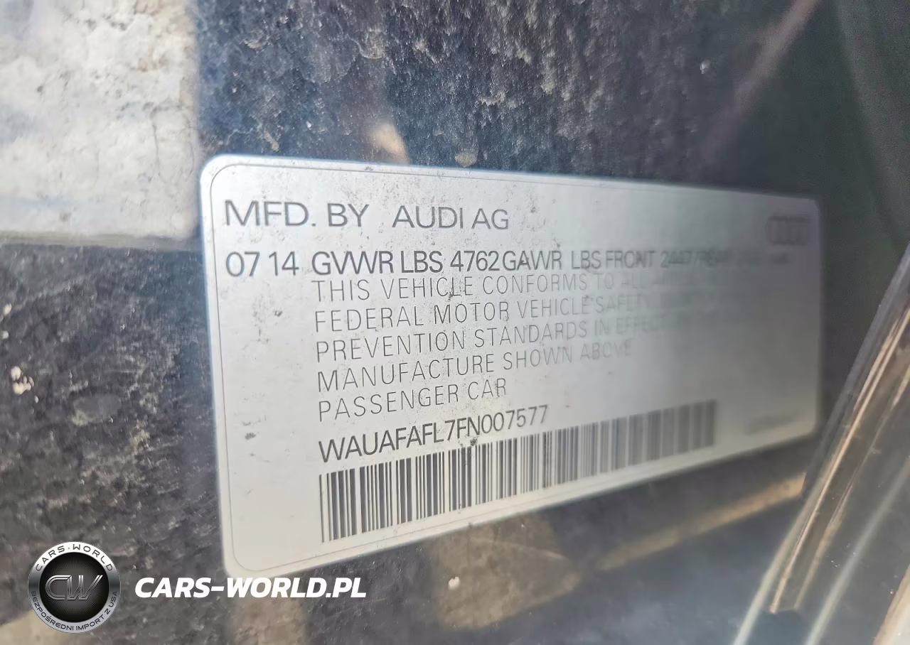 2015 Audi A4 Premium VIN:WAUAFAFL7FN007577 - 12