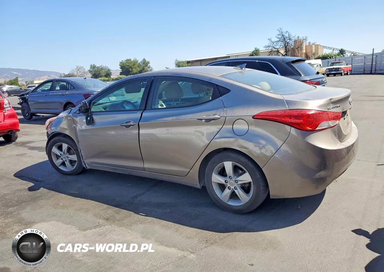 2013 Hyundai Elantra Gls VIN:5NPDH4AE7DH399199 - 2