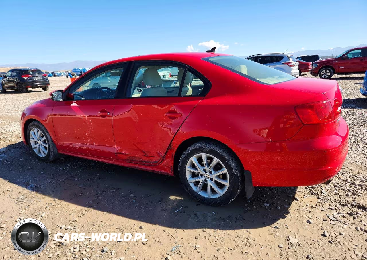 2012 Volkswagen Jetta Se VIN:3VWDP7AJ5CM385373 - 2