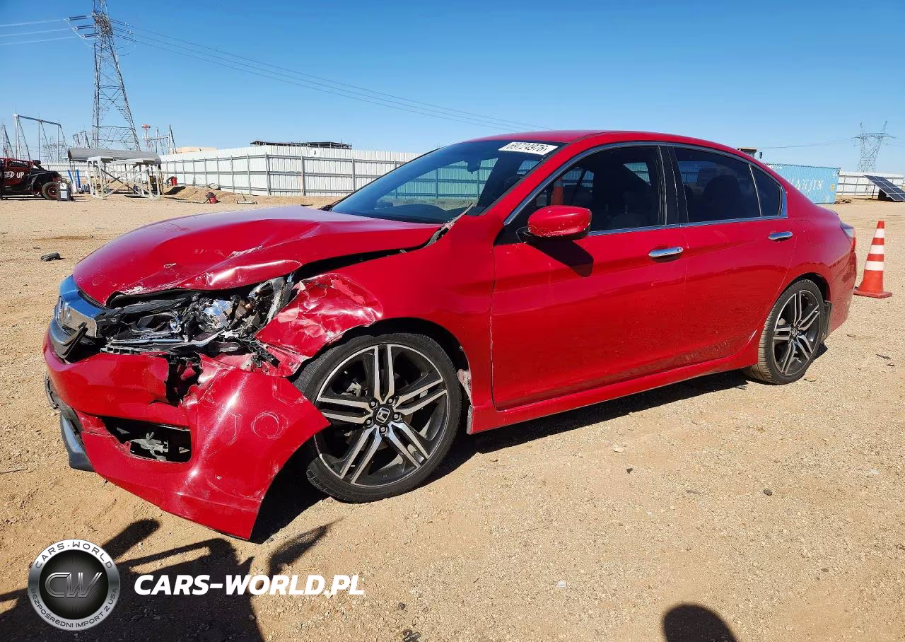 2016 Honda Accord Sport VIN:1HGCR2F59GA085394 - 1