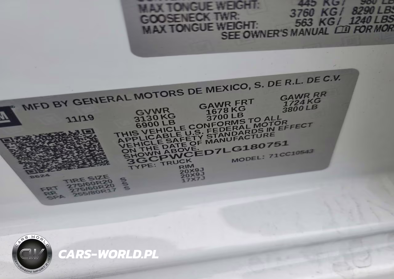 2020 Chevrolet Silverado C1500 Lt VIN:3GCPWCED7LG180751 - 12