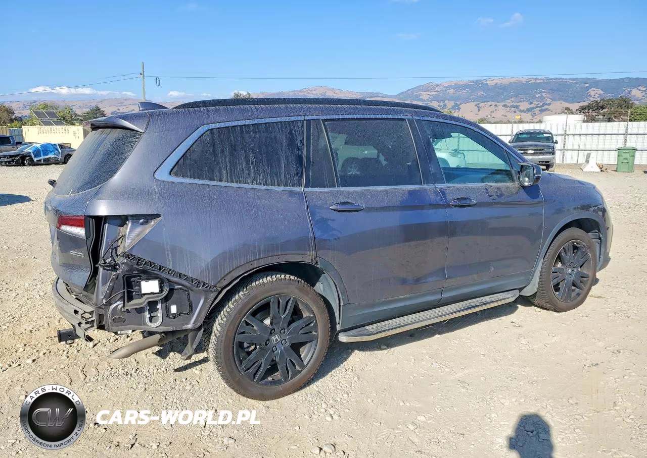 2022 Honda Pilot Se VIN:5FNYF5H28NB001314 - 3
