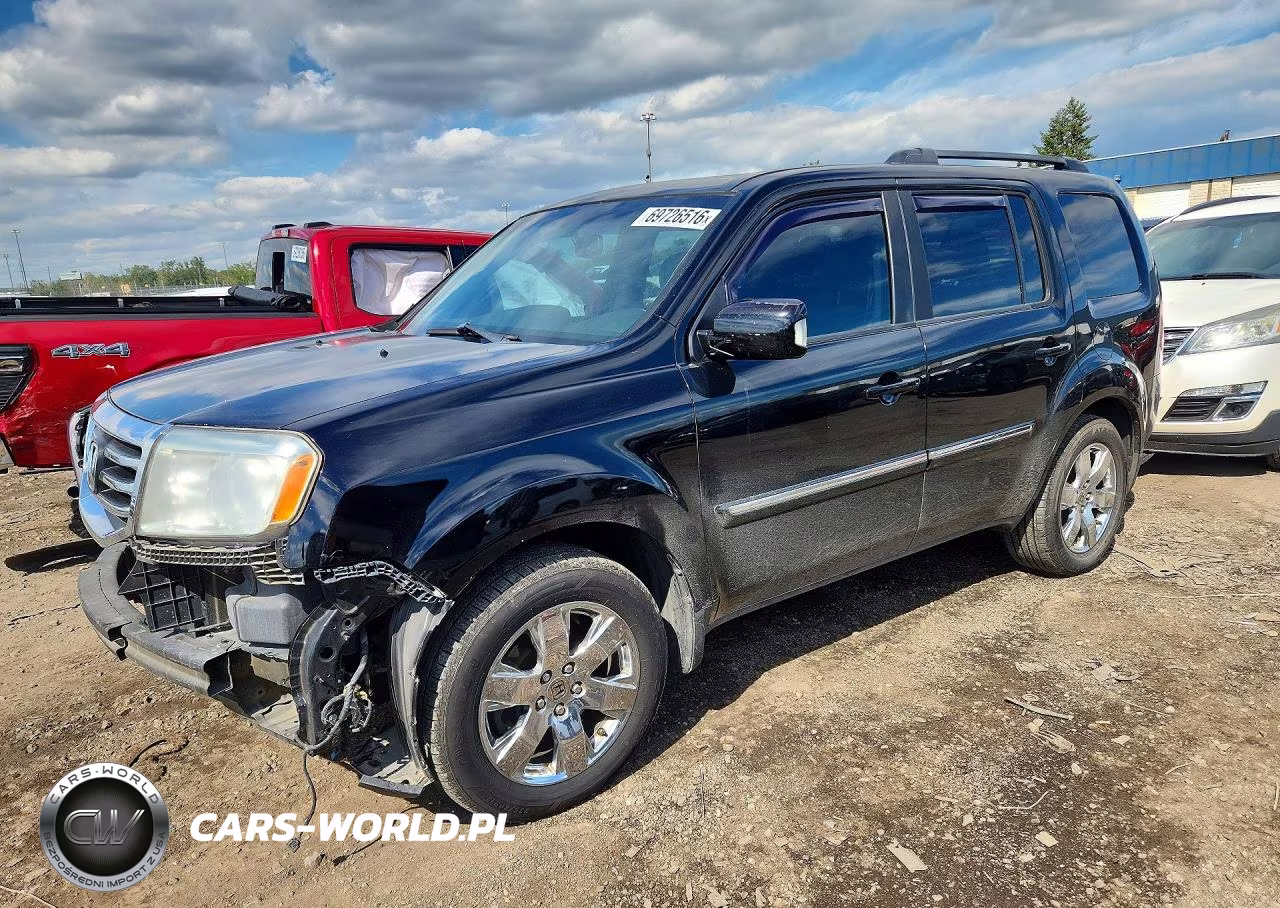 2014 Honda Pilot Touring VIN:5FNYF3H95EB004284 - 1