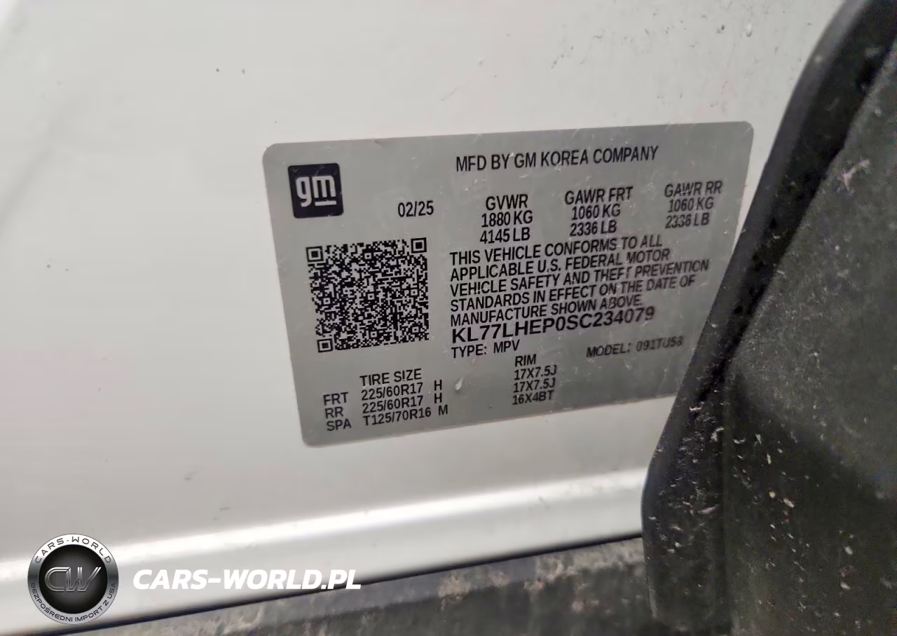 2025 Chevrolet Trax 1Lt VIN:KL77LHEP0SC234079 - 12