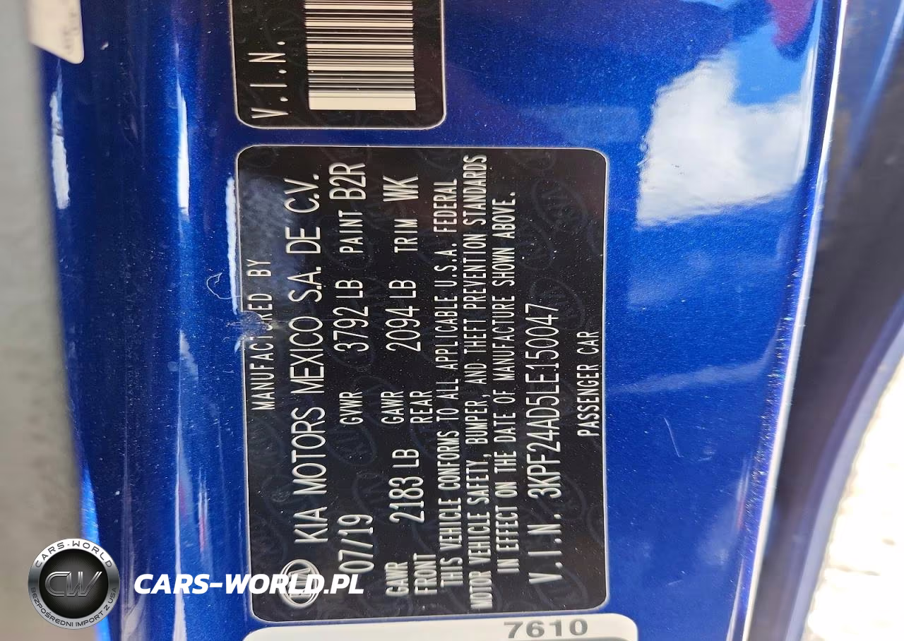 2020 Kia Forte Lxs VIN:3KPF24AD5LE150047 - 12