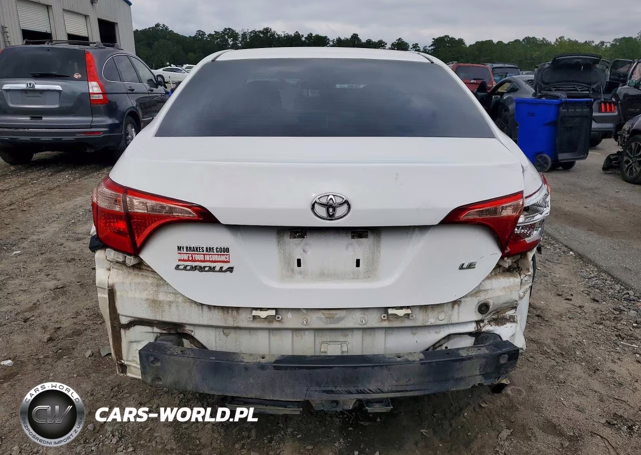 2017 Toyota Corolla Le VIN:5YFBURHE5HP585225 - 6