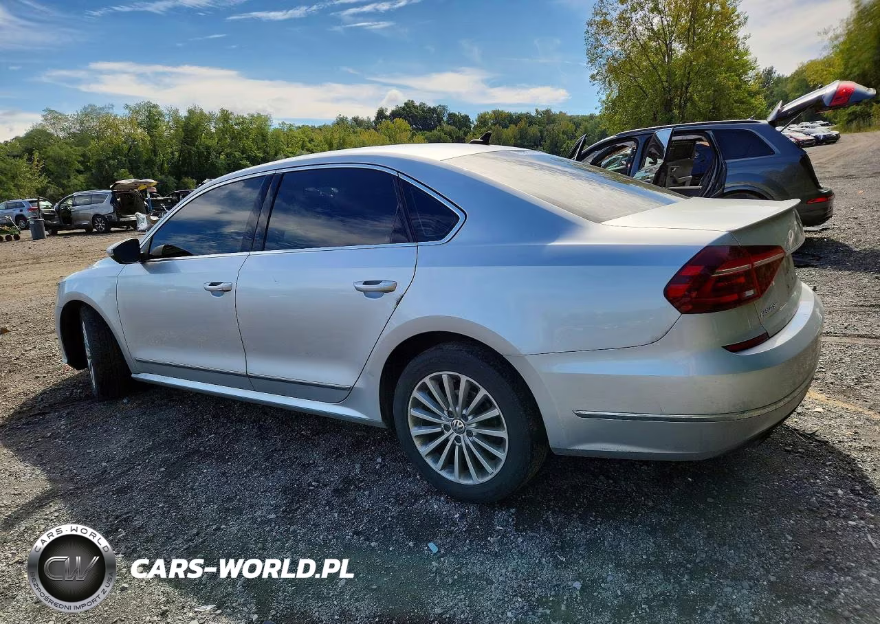 2017 Volkswagen Passat Se VIN:1VWBT7A34HC033897 - 2