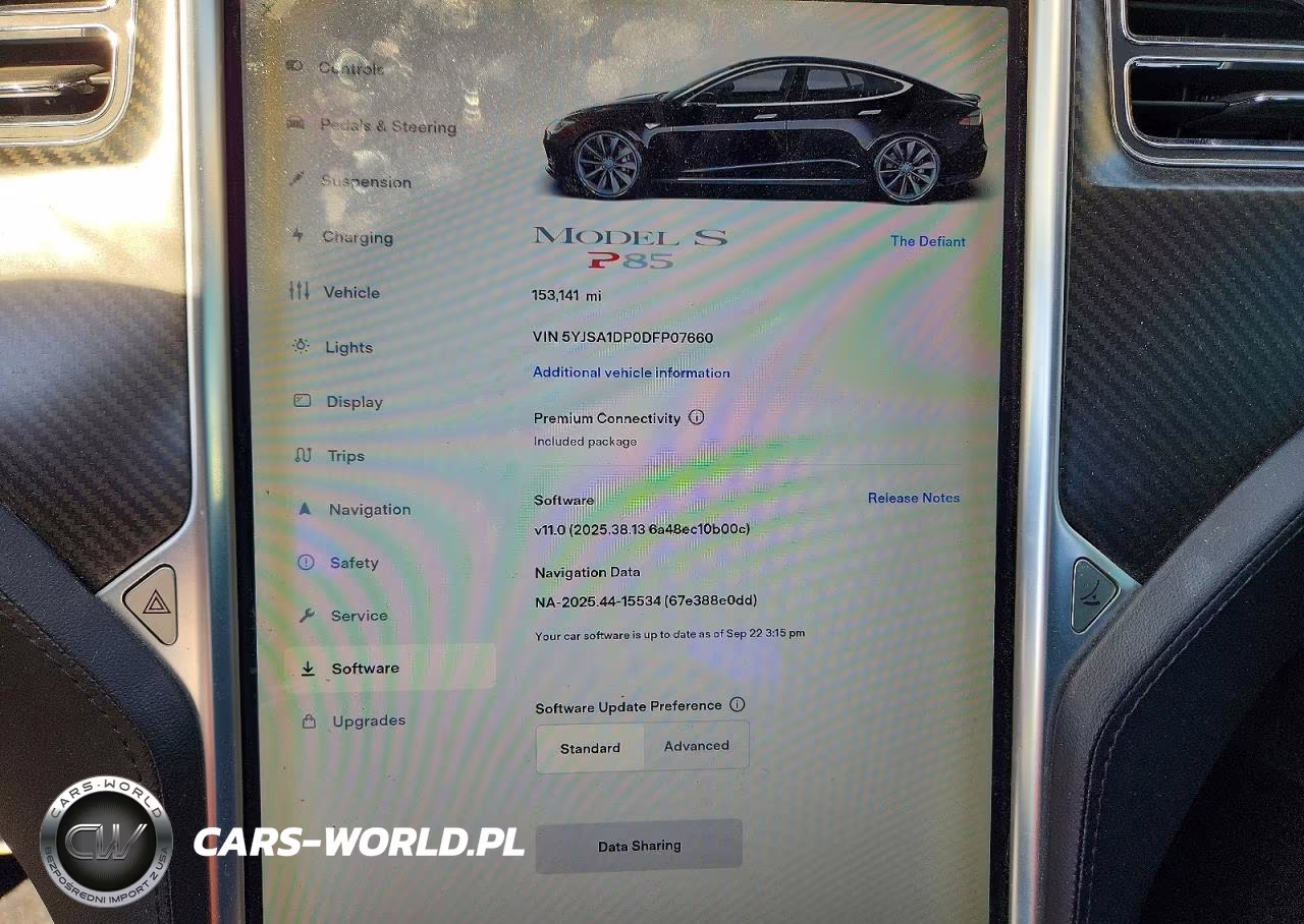 2013 Tesla Model S VIN:5YJSA1DP0DFP07660 - 9