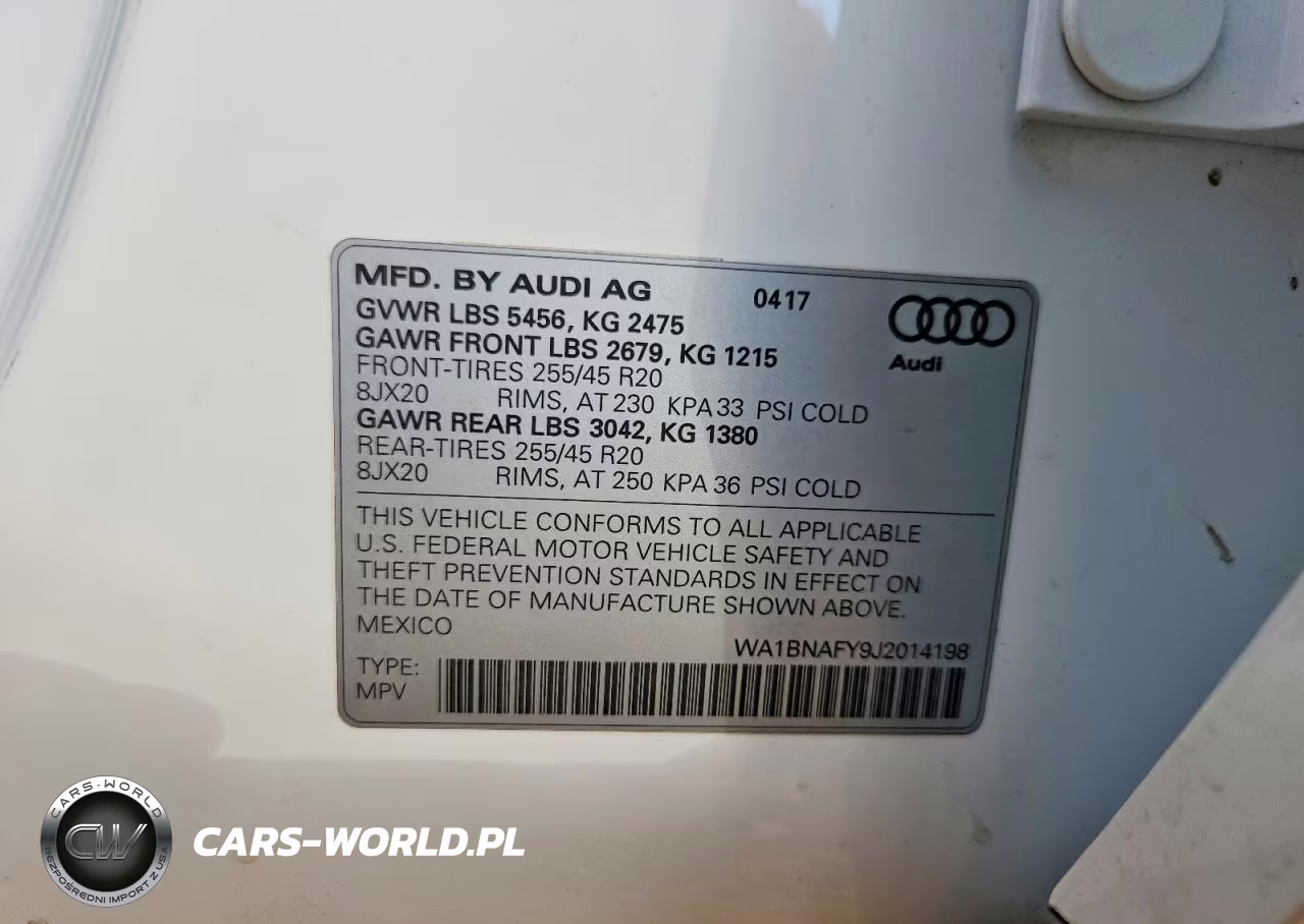 2018 Audi Q5 Premium Plus VIN:WA1BNAFY9J2014198 - 13