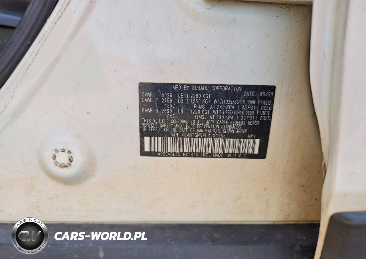2020 Subaru Outback Limited Xt VIN:4S4BTGND9L3231255 - 13