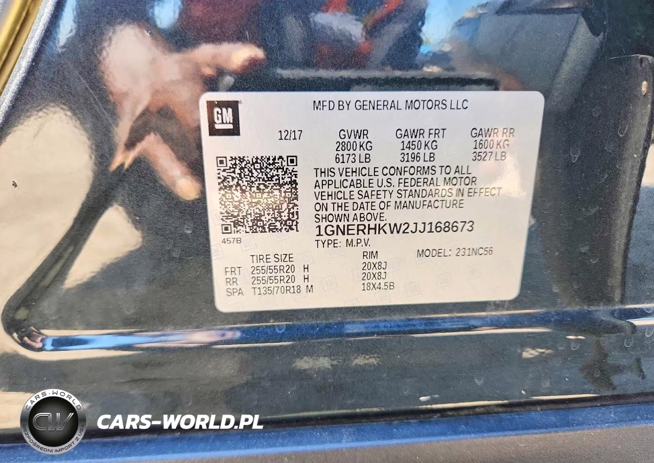 2018 Chevrolet Traverse Lt VIN:1GNERHKW2JJ168673 - 14